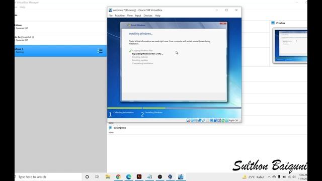 Install Windows 7 Ultimate x64 Di Virtual Box смотреть онлайн