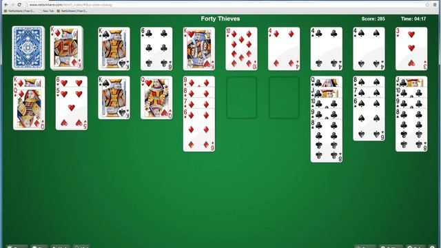 NetSolitaire - FREE Online HTML5 Solitaire смотреть онлайн