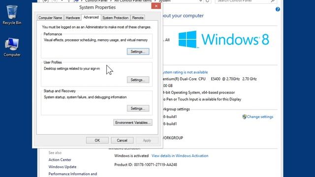 Windows 8.0 Professional - Specify the Default Operating System for Startup смотреть онлайн