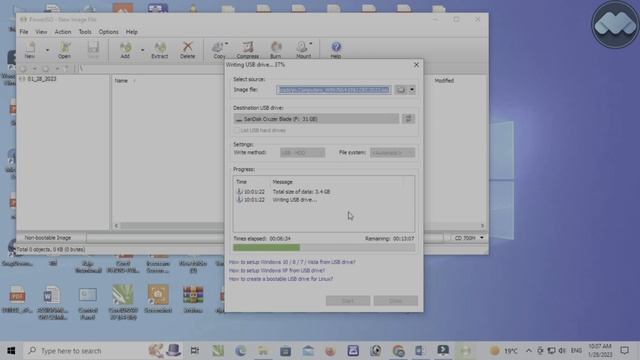 How to Make Windows 7 Bootable PenDrive Using Power ISO смотреть онлайн