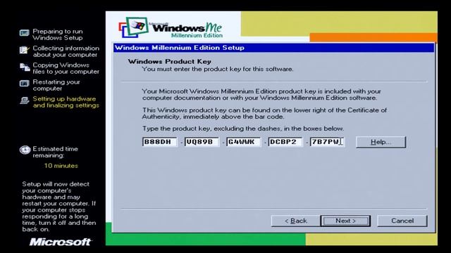 Installing and a quick tour of Windows Me Part of the Install Series On real hardware not vmware смотреть онлайн