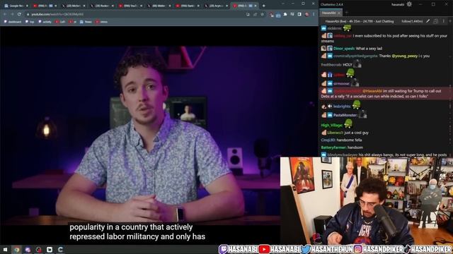 HasanAbi Reacts to America's Forgotten Socialist History смотреть онлайн