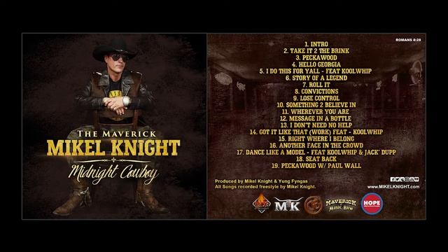 Mikel Knight "SEAT BACK" (Midnight Cowboy CD) country rap, urban country смотреть онлайн