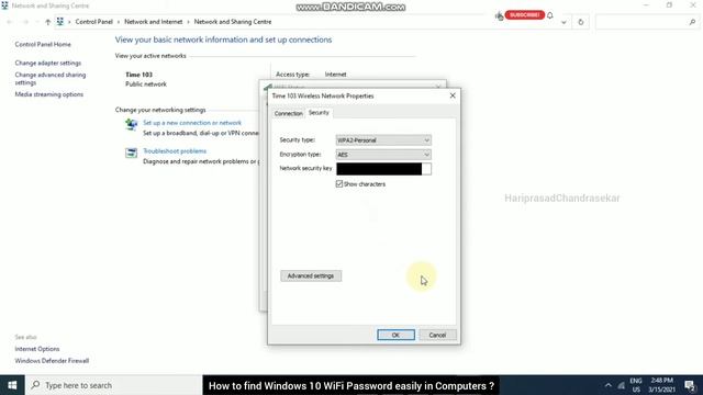 How to find WiFi password in PC? // Win 10 Network Security Key смотреть онлайн