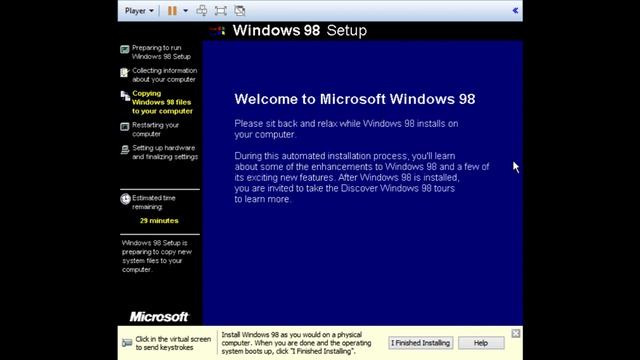 Installing and playing windows 98 virtual смотреть онлайн