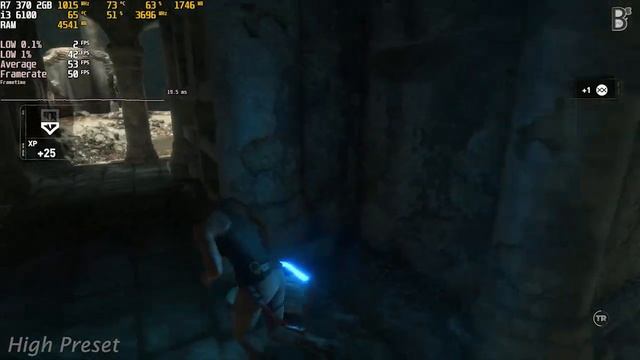 Rise of the Tomb Raider I3 6100 R7 370 2GB | Benchmarkism ID | High Preset смотреть онлайн
