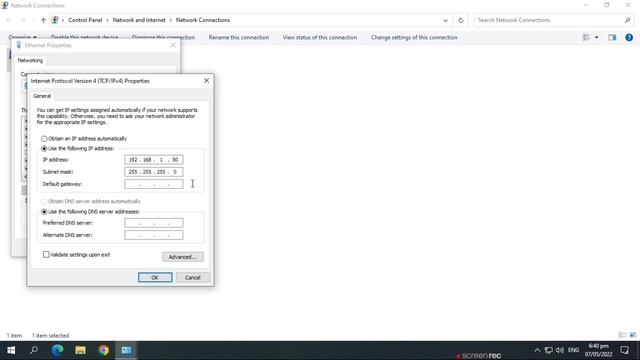Static IP Configuration - Windows 10 смотреть онлайн