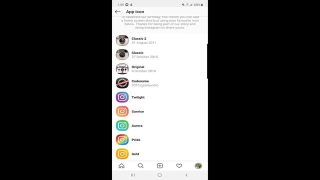 How to Change INSTAGRAM icon Android & iPhone [ New Update ] смотреть онлайн
