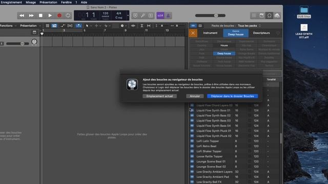 Tutoriel Logic Pro X (en Français): importer des boucles Apple Loops / non Apple Loops dans Logic. смотреть онлайн