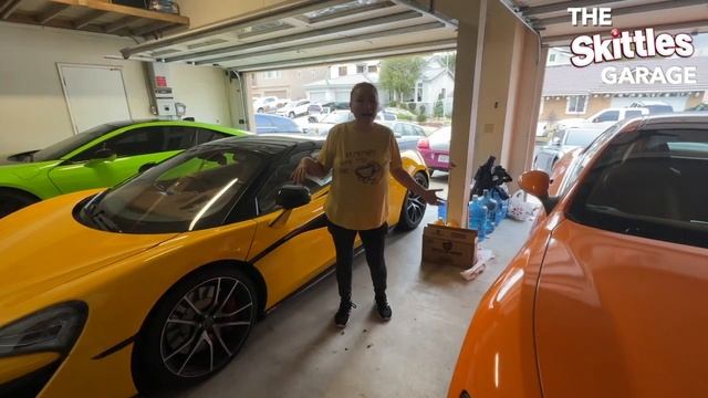 WELCOME TO THE SKITTLES GARAGE-MCLAREN 570GT. BENTLEY CONTINENTAL GT. MASERATI GRANTURISMO S. BMW i смотреть онлайн