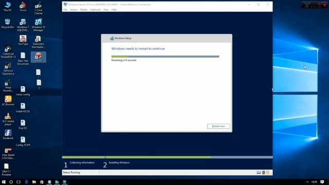 Installing Windows Server 2016 - Hyper V смотреть онлайн