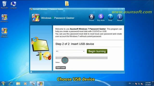 Create a Password Reset Disk on Windows 7 without Login смотреть онлайн