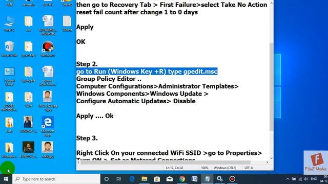 How to Stop Windows Update Permanently On Windows 10 #FiluZMedia #WindowsUpdateOff #AutoUpdateOff смотреть онлайн