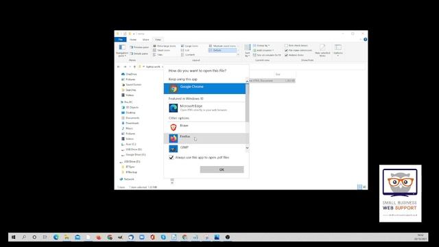 Changing the default program for a file in Windows 10 смотреть онлайн