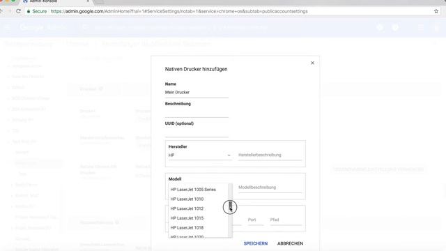 Drucker für öffentliche Sitzungen in der Google Admin Console hinzufügen смотреть онлайн