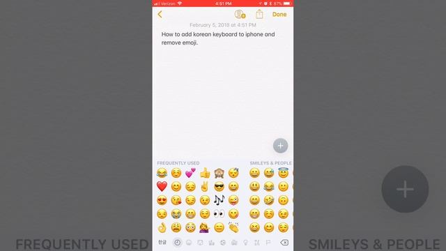 How to remove Emoji and add Korean keyboard on iphone and ipad смотреть онлайн