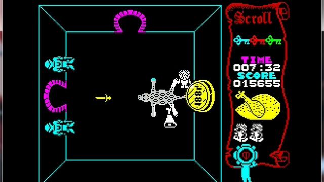 Atic Atac - ZX Spectrum - emulador Unreal Speccy Portable 0.0.50 - testeado en Windows 7 x64 смотреть онлайн