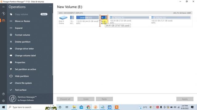 How to Resize partition in windows 10 | Tutorial for disk partition in windows 10 смотреть онлайн