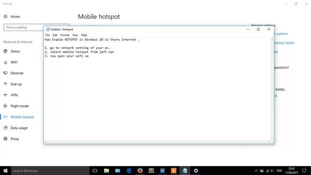 How Enable Hotspot in windows 10 operating system смотреть онлайн