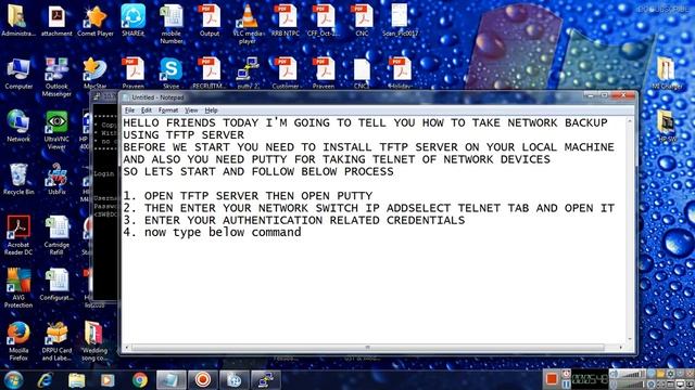 TFTP BACKUP PROCCESS смотреть онлайн