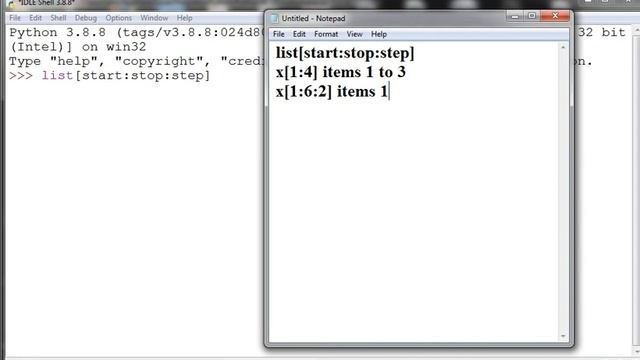 LIST INDEXING SLICING AND MEMBERSHIP TESTING смотреть онлайн