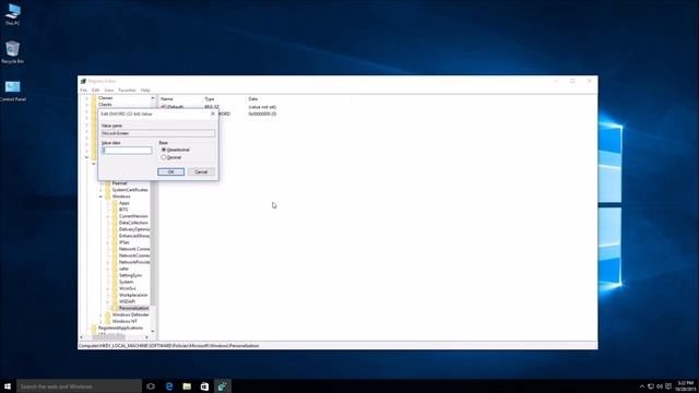 How to Disable Windows 10 Lock Screen смотреть онлайн