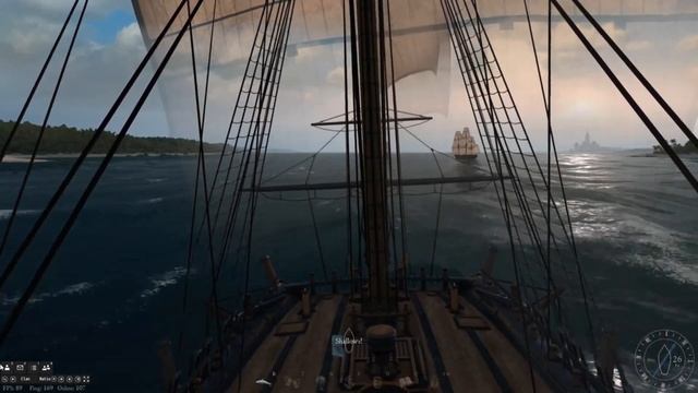 NAVAL ACTION! Monday Piracy in the Caribbean...LIVE. смотреть онлайн