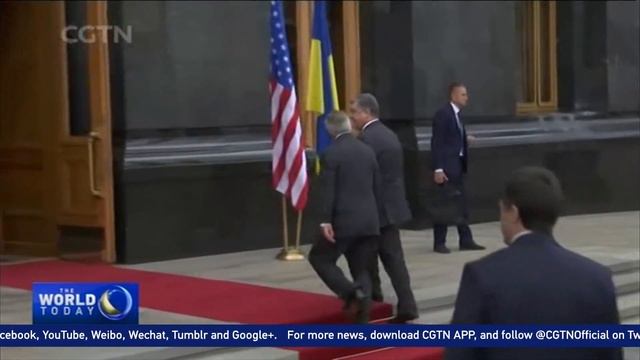 Ukraine thankful for ‘powerful symbol’ of US support смотреть онлайн