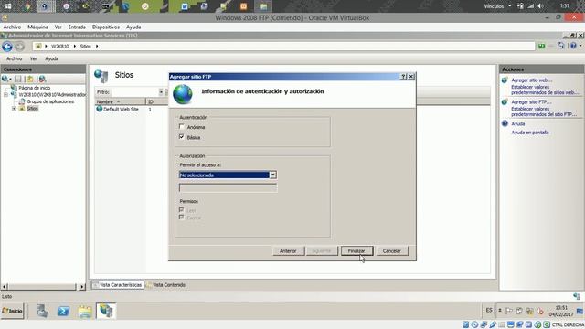 Servidor FTP en Windows 2008 server смотреть онлайн
