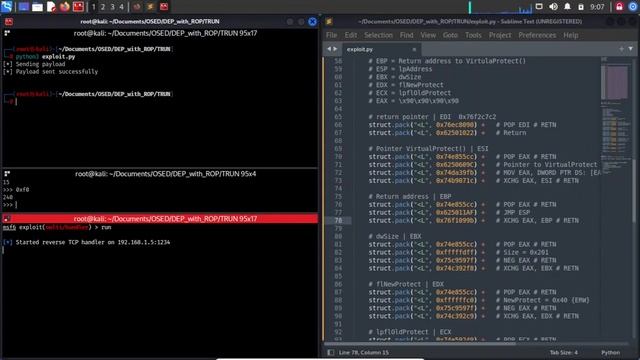 Windows 7 buffer overflow. Bypassing DEP смотреть онлайн