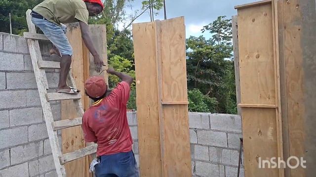 More progress on Aryanna's dream room, Casting up the windows column. смотреть онлайн