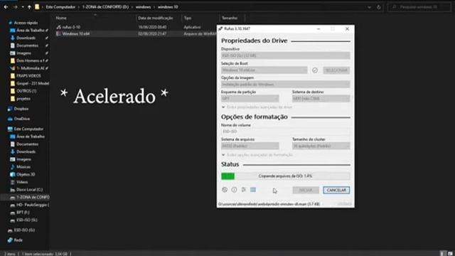 PENDRIVE BOOTAVEL FACIL + DOWNLOAD DE WINDOWS+RUFUS смотреть онлайн