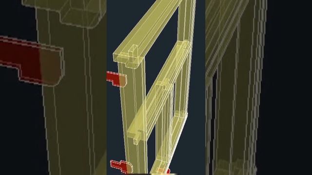 Casement window frame in xray view смотреть онлайн