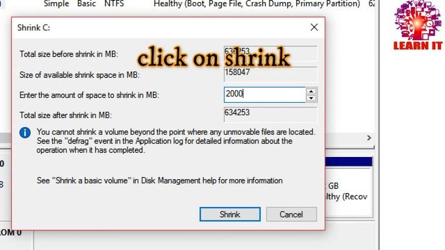 How to create partition in windows 10//Hard drive partition tutorial//learn IT смотреть онлайн