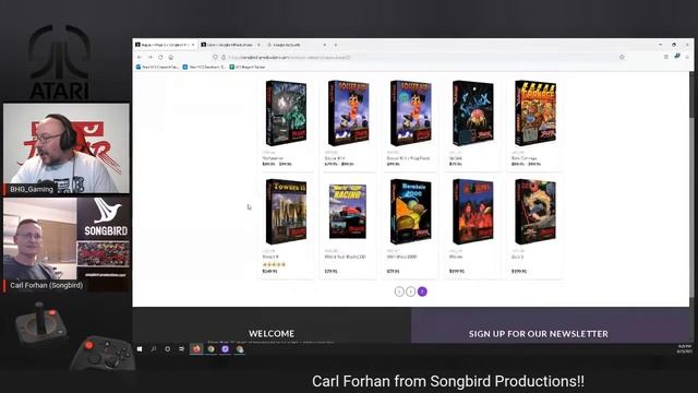 Atari Jaguar Talk, NEW GAMES, with Carl Forhan of Songbird Productions смотреть онлайн