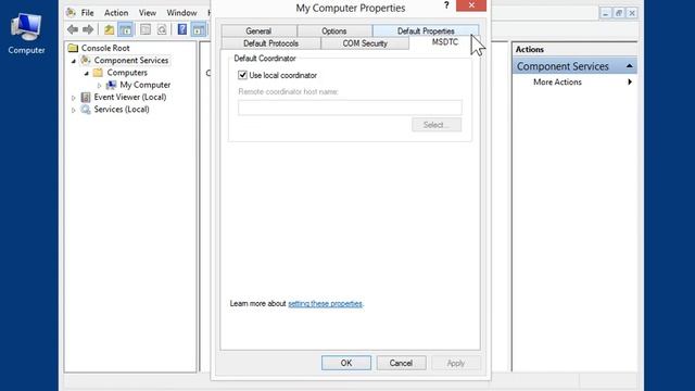 Windows 8.0 Professional -n Designate a Remote System as the Default Transaction Coordinator смотреть онлайн