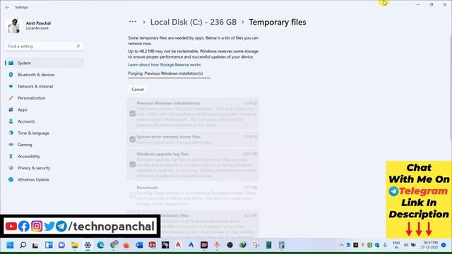 How to Delete Windows.old Folder in Windows 11 | Increase Local Disk (C:) Free Space in Windows 11 смотреть онлайн