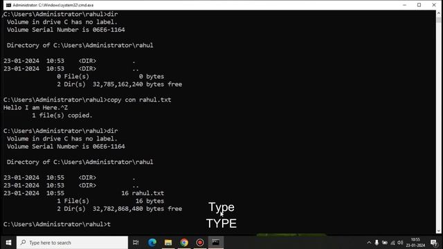 Top 10 Basic CMD Commands for Windows 10/11 | Command Prompt Tutorial for Beginners in Hindi смотреть онлайн