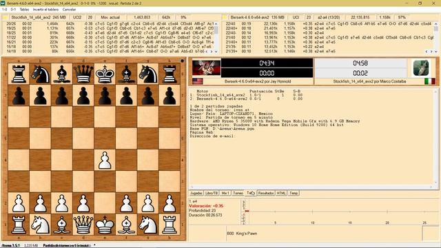 STOCKFISH 14 VS BERSERK 4.4.0 | Sicilian DEFENCE смотреть онлайн