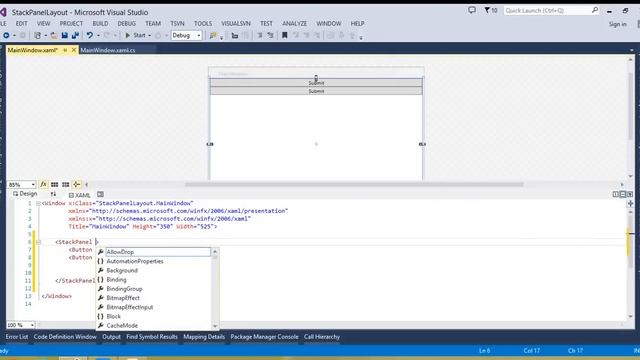 Windows Presentation Foundation StackPanel Layout - WPF - Part 3 смотреть онлайн