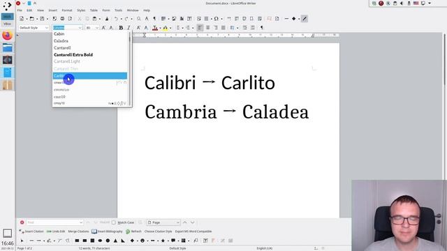 Better Microsoft Office fonts compatibility on Linux смотреть онлайн