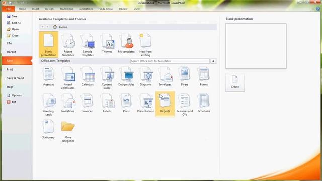Microsoft Powerpoint 2010 - New Presentation - Gizmo Tutorials смотреть онлайн