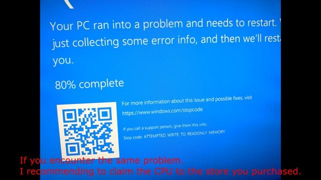 Stop code: IRQL_NOT_LESS_OR_EQUAL,PAGE_FAULT_IN_NONPAGED_AREA,ATTEMPTED_WRITE_TO_READONLY_MEMORY,DP смотреть онлайн