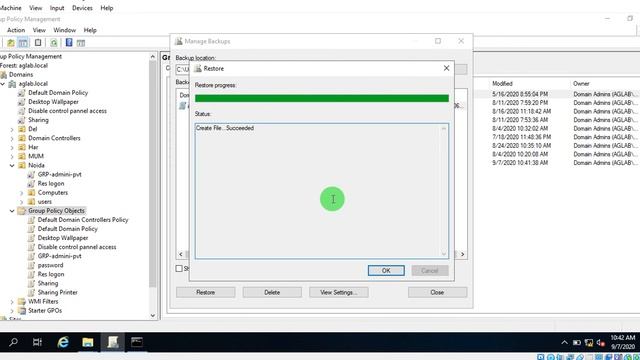 41. How to restore Group policy from backup | MCSA Training 2019 смотреть онлайн