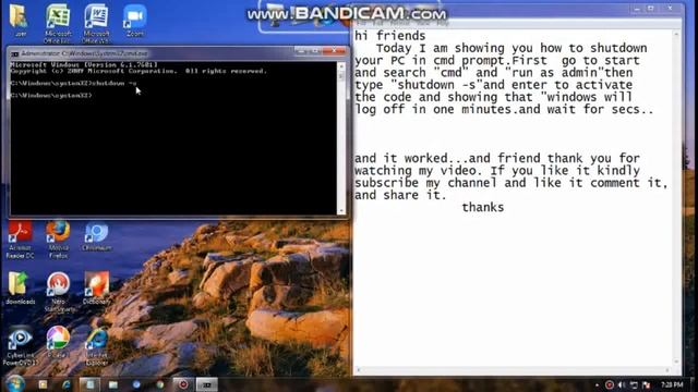 How to shutdown your PC with cmd prompt смотреть онлайн