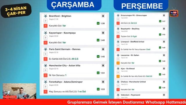 3-4 Nisan İddaa Tahminleri смотреть онлайн