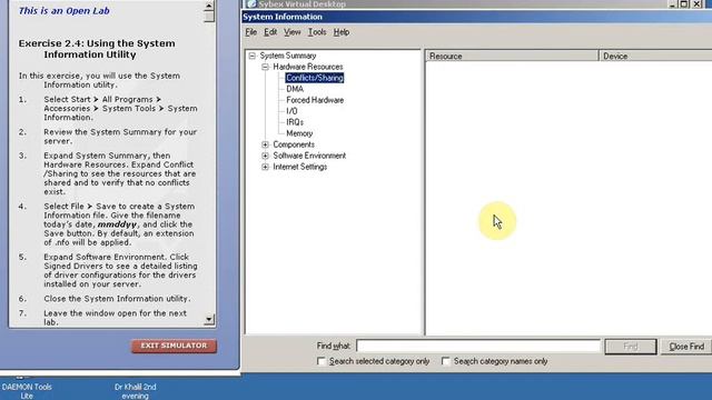 MCSE using the system information utility смотреть онлайн