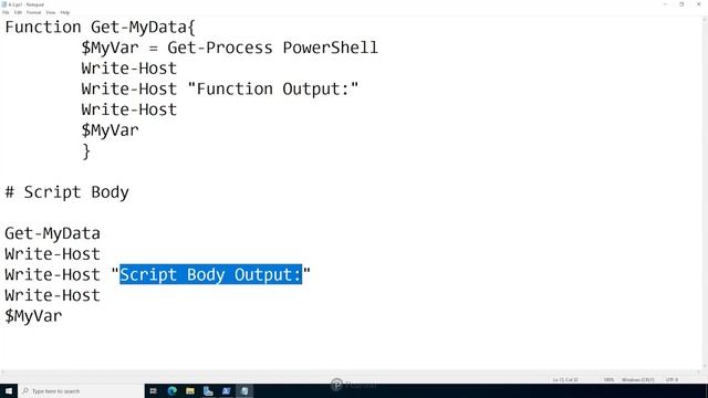 Global Variables and Local Variables in PowerShell смотреть онлайн