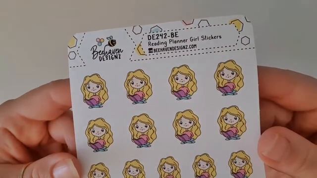 Beehaven Designz Plan Bee Feb 2021 Sticker Subscription Autumn Fairy Tale & PR Pack Unboxing смотреть онлайн