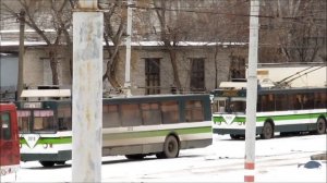 Троллейбусы 2-го депо (4) Зима.